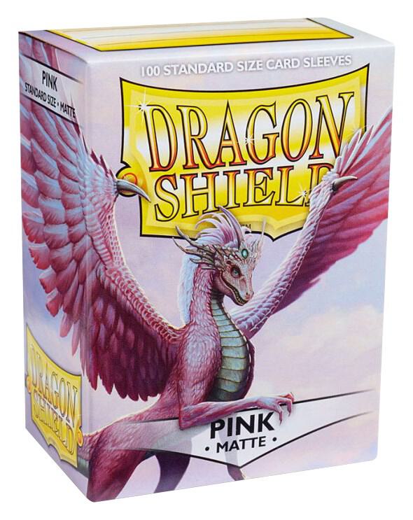 Dragon Shield Matte Pink Sleeves