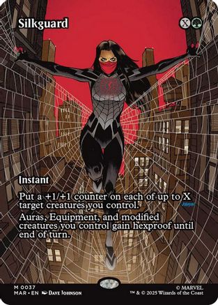 Silkguard (Borderless) (MAR - Marvel Eternal-Legal Foil)