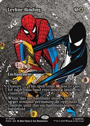 Leyline Binding (Borderless) (MAR - Marvel Eternal-Legal Foil)