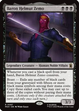 Baron Helmut Zemo (MSH - Marvel Super Heroes)