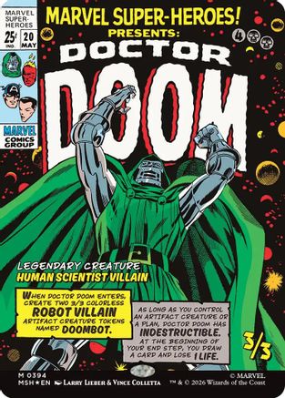 Doctor Doom (Borderless) (MSH - Marvel Super Heroes Foil)