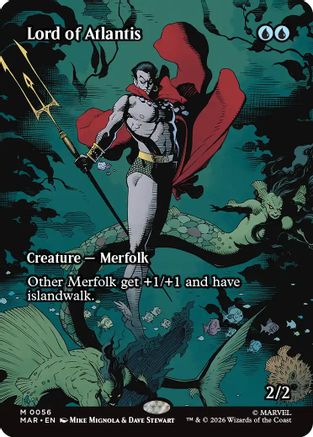 Lord of Atlantis (Borderless) (MAR - Marvel Universe Eternal-Legal Foil)