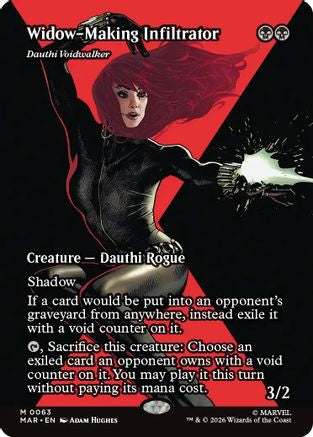 Widow-Making Infiltrator - Dauthi Voidwalker (Borderless) (MAR - Marvel Universe Eternal-Legal)