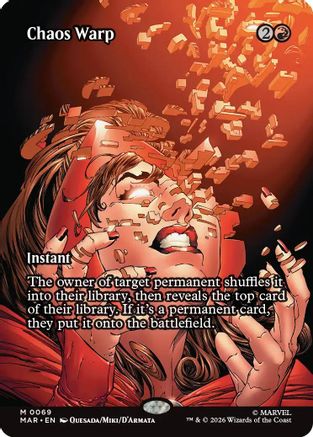 Chaos Warp (Borderless) (MAR - Marvel Universe Eternal-Legal)