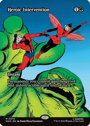 Heroic Intervention (0079) (Borderless) (MAR - Marvel Universe Eternal-Legal)