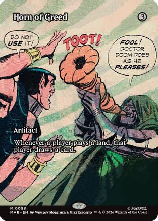 Horn of Greed (Borderless) (MAR - Marvel Universe Eternal-Legal)