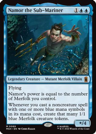 Namor the Sub-Mariner (MSH - Marvel Super Heroes Foil)