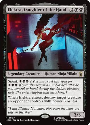 Elektra, Daughter of the Hand (MSH - Marvel Super Heroes)