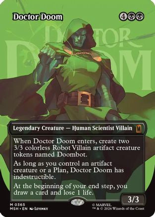 Doctor Doom (Borderless) (365) (MSH - Marvel Super Heroes Foil)