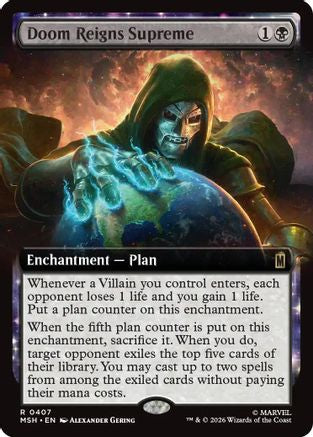 Doom Reigns Supreme (Extended Art) (MSH - Marvel Super Heroes Foil)