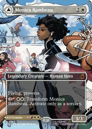 Monica Rambeau (Borderless) (0345) (MSH - Marvel Super Heroes Foil)