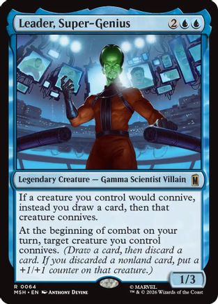 Leader, Super-Genius (MSH - Marvel Super Heroes)
