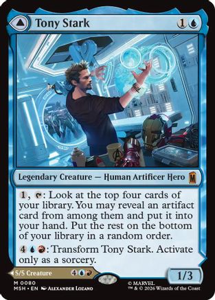Tony Stark (MSH - Marvel Super Heroes Foil)