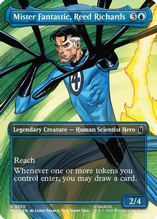 Mister Fantastic, Reed Richards (Borderless) (MSH - Marvel Super Heroes)