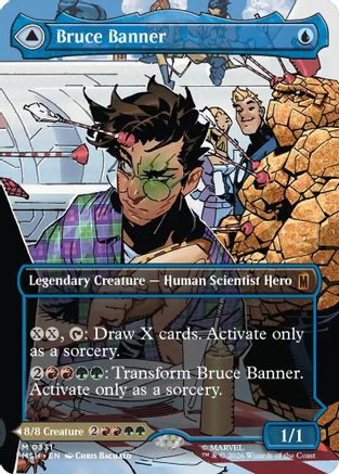 Bruce Banner(Borderless) (0331) (MSH - Marvel Super Heroes Foil)