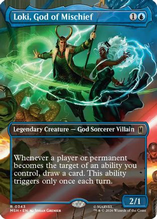 Loki, God of Mischief (Borderless) (MSH - Marvel Super Heroes)