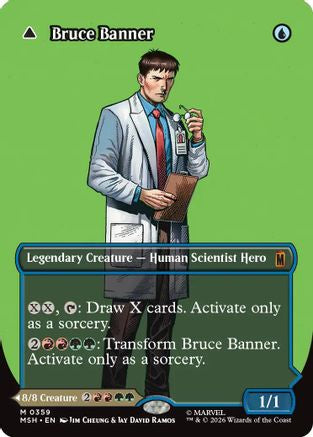 Bruce Banner (Borderless) (0359) (MSH - Marvel Super Heroes Foil)