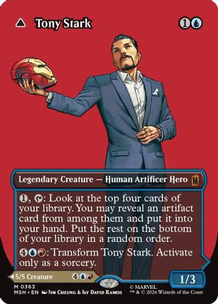 Tony Stark (Borderless) (0363) (MSH - Marvel Super Heroes)