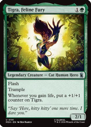 Tigra, Feline Fury (MSH - Marvel Super Heroes)