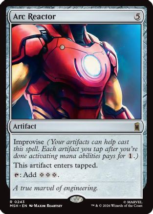 Arc Reactor (MSH - Marvel Super Heroes Foil)