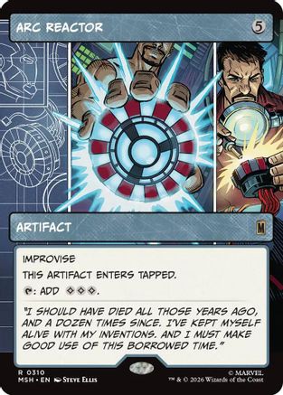Arc Reactor (Borderless) (MSH - Marvel Super Heroes)