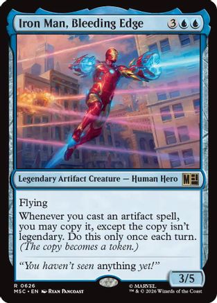 Iron Man, Bleeding Edge (MSC - Commander: Marvel Super Heroes Foil)