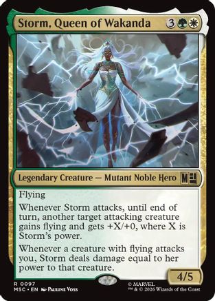 Storm, Queen of Wakanda (MSC - Commander: Marvel Super Heroes)