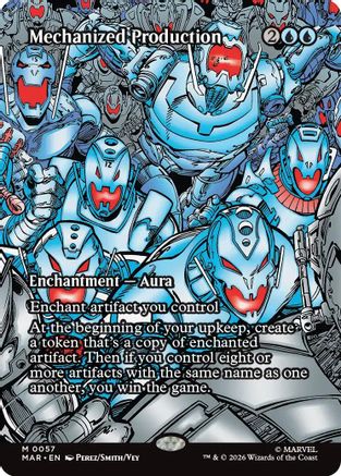 Mechanized Production (Borderless) (MAR - Marvel Universe Eternal-Legal)