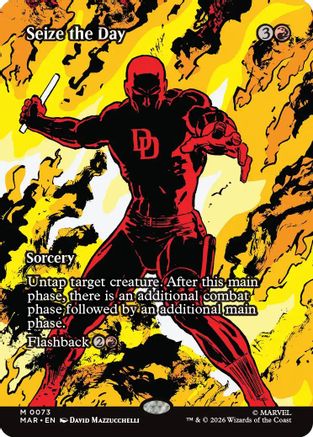 Seize the Day (Borderless) (MAR - Marvel Universe Eternal-Legal Foil)