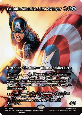 Captain America, First Avenger (Borderless) (MAR - Marvel Universe Eternal-Legal)
