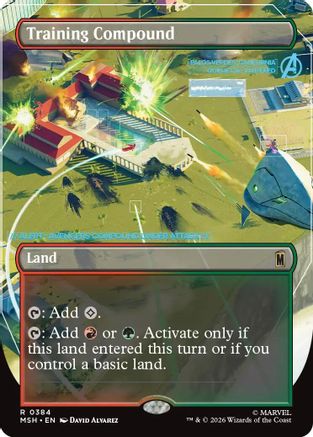 Training Compound (Borderless) (MSH - Marvel Super Heroes Foil)
