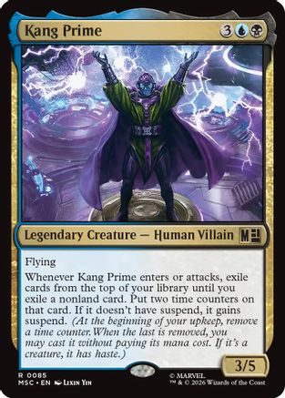Kang Prime (Surge Foil) (MSC - Commander: Marvel Super Heroes Foil)