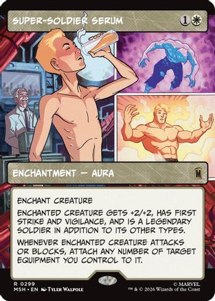 Super-Soldier Serum (Borderless) (MSH - Marvel Super Heroes Foil)