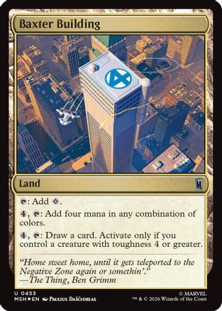 Baxter Building (Surge Foil) (MSH - Marvel Super Heroes Foil)