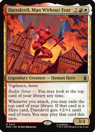 Daredevil, Man Without Fear (MSH - Marvel Super Heroes)