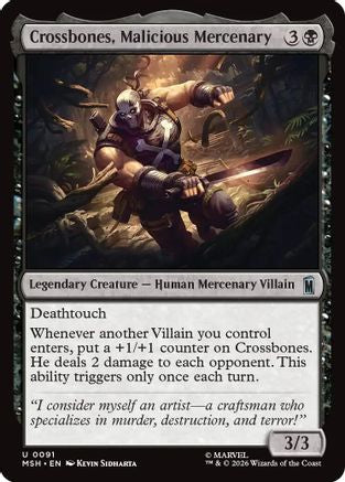 Crossbones, Malicious Mercenary (MSH - Marvel Super Heroes Foil)