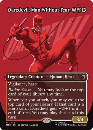 Daredevil, Man Without Fear (Borderless) (0372) (MSH - Marvel Super Heroes)