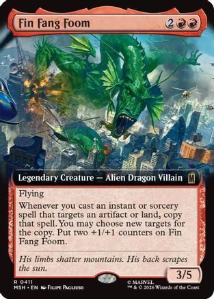 Fin Fang Foom (Extended Art) (MSH - Marvel Super Heroes Foil)