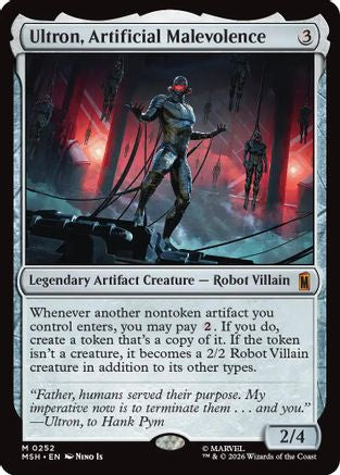 Ultron, Artificial Malevolence (MSH - Marvel Super Heroes Foil)
