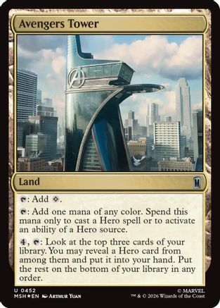 Avengers Tower (Surge Foil) (MSH - Marvel Super Heroes Foil)