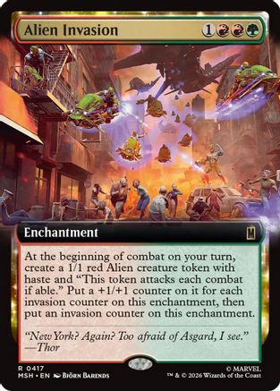Alien Invasion (Extended Art) (MSH - Marvel Super Heroes Foil)