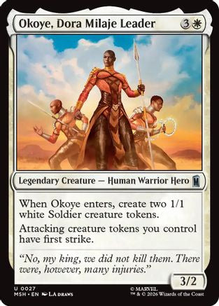 Okoye, Dora Milaje Leader (MSH - Marvel Super Heroes)