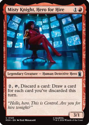 Misty Knight, Hero for Hire (MSH - Marvel Super Heroes)