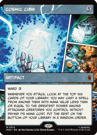 Cosmic Cube (Borderless) (0312) (MSH - Marvel Super Heroes)