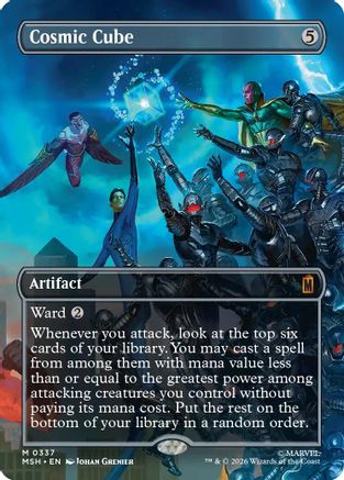 Cosmic Cube (Borderless) (0337) (MSH - Marvel Super Heroes)