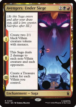 Avengers: Under Siege (MSH - Marvel Super Heroes Foil)