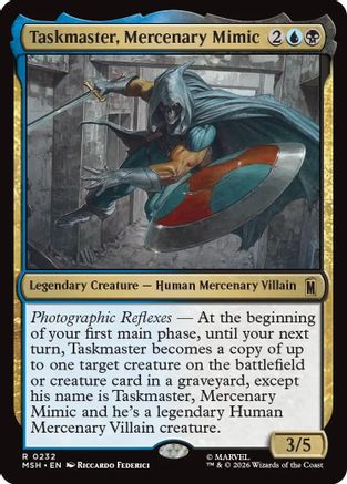 Taskmaster, Mercenary Mimic (MSH - Marvel Super Heroes Foil)