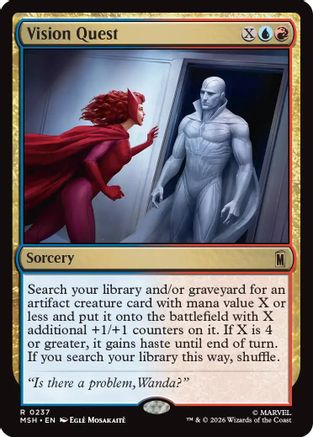 Vision Quest (MSH - Marvel Super Heroes Foil)