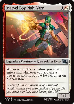 Marvel Boy, Noh-Varr (MSH - Marvel Super Heroes Foil)