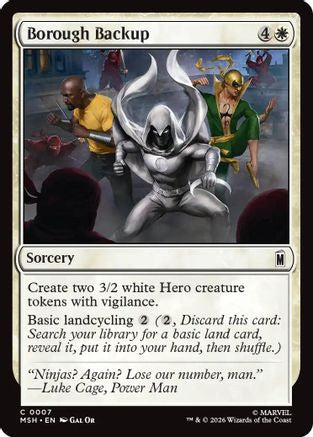 Borough Backup (MSH - Marvel Super Heroes Foil)
